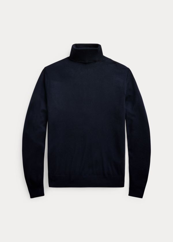 Sueter Ralph Lauren Hombre Azul Marino - Cashmere Turtleneck - EJASO2470